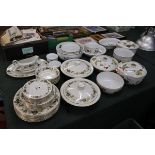 Collection of Royal Worcester Evesham pattern together with Wedgwood Larchmont dinner service