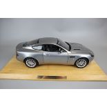 1/12 scale diecast James Bond Aston Martin V12 Vanquish as driven in Die Another Day in display case