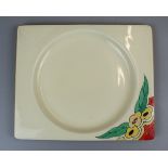 Clarice Cliff plate - Bizarre