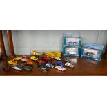 Collection of diecast cars to include 3 boxed legends of speed