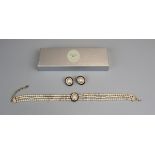 Christian Dior necklace & earring set