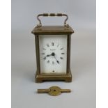 Bayard 8 day carriage clock with key in full working order?