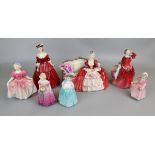 Collection of Royal Doulton figurines to include Bell o' the Ball - HN1992