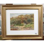 Cyril Ward - Watercolour - Coastal scene - Image size: 35cm x 25cm