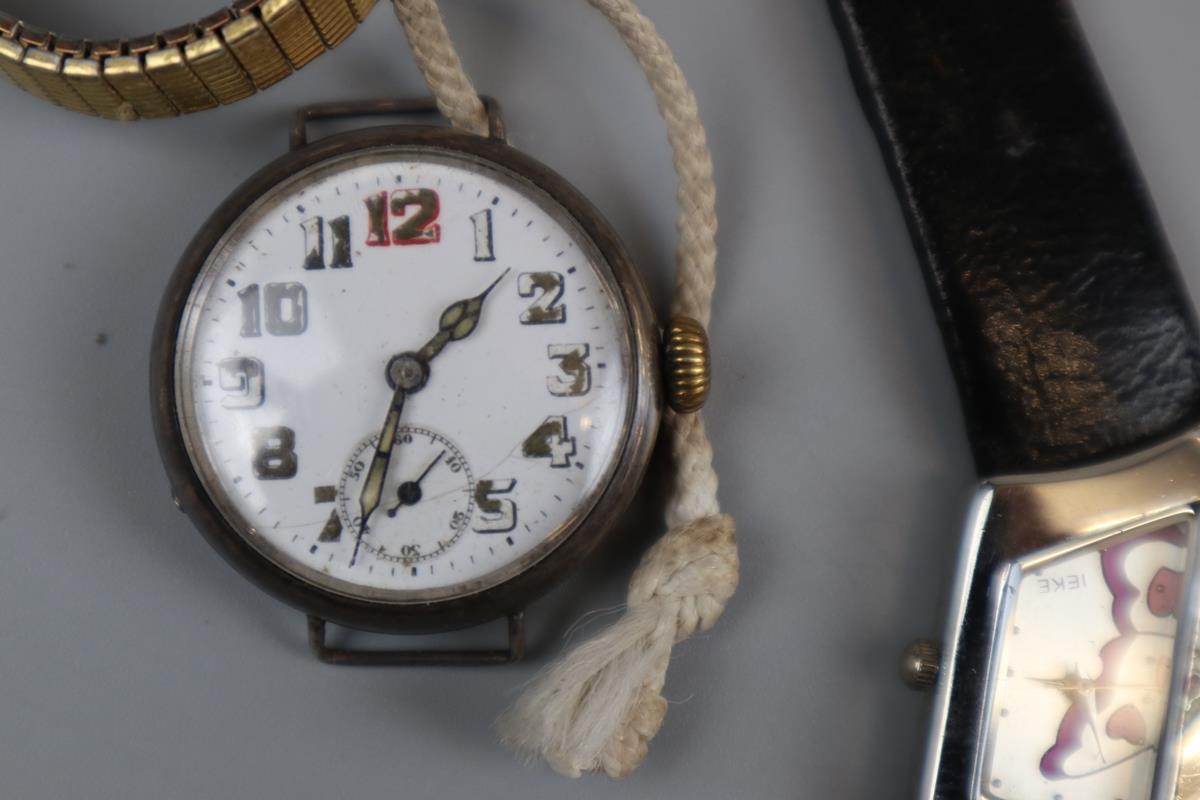 Collection of watches & pocket watches to include hallmarked silver example - Bild 4 aus 12