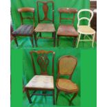 Collection of 6 chairs