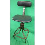 Vintage engineers stool by Leabank