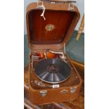 Portable gramophone