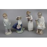 4 Lladro figures