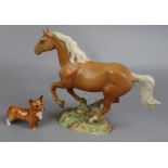 Beswick figure of horse & Beswick figure of dog