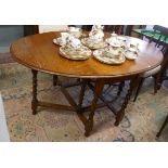 Oak gateleg table