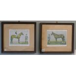 Pair of horse racing prints