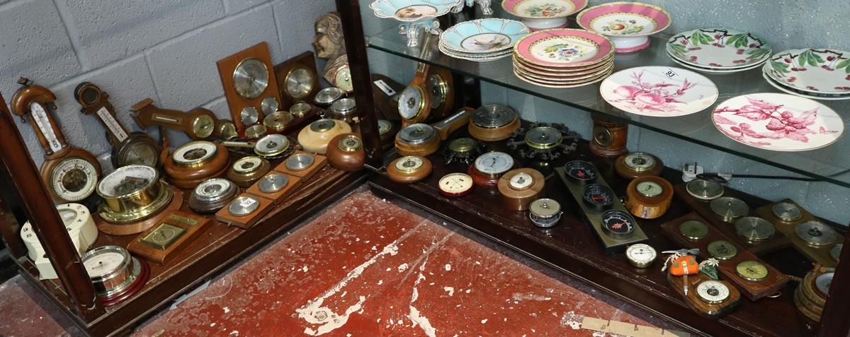 Very large collection of barometers etc