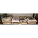 Collection of vintage motorcycling magazines etc