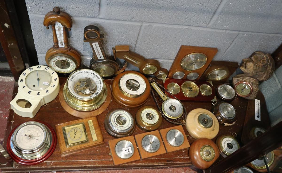 Very large collection of barometers etc - Image 2 of 3