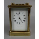 Small working carriage clock by Mappin & Webb with key