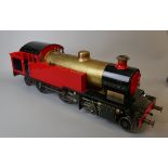 Scratch built 3½ inch model live steam train in good order (no boiler certificate).