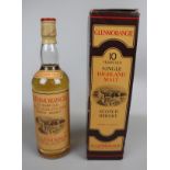 Boxed Glenmorangie 10 year old single highland malt - Scotch whisky