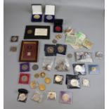 Collection of coins of notes