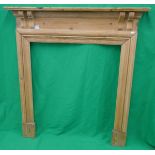 Vintage pine fire surround