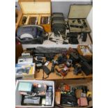 Very large collection of camera equipment