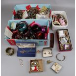 Large collection of costume jewellery etc