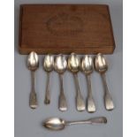 Collection of hallmarked silver spoons - Approx 110g