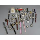 Collection of watches & pocket watches to include hallmarked silver example