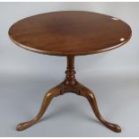 Mahogany tripod table