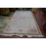 Chinese carpet - Approx size: 247cm x 153cm