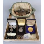 Collectables to include coins, medals, cufflinks etc