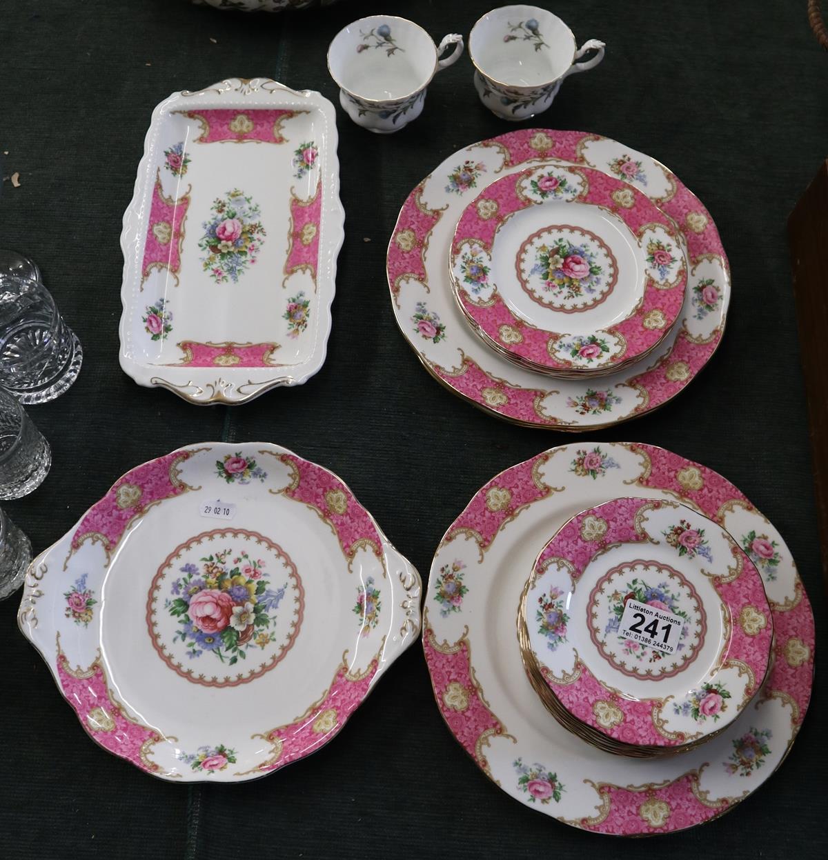 Royal Albert Lady Carlyle part dinner service