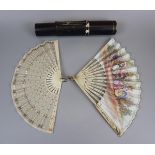 2 antique fans