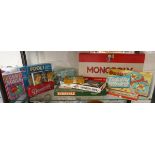 Collection of games to include Monopoly and Scrabble
