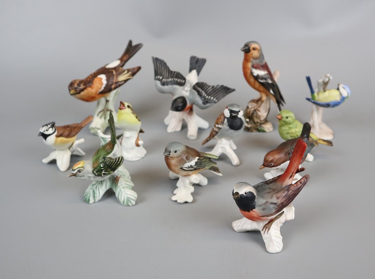 Collection of Goebel bird figures