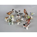 Collection of Goebel bird figures