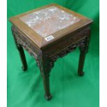 Small Chinese marble top table