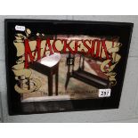 Mackeson advertising mirror