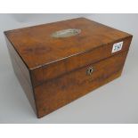 Rosewood jewellery box