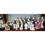 Large collection of ceramic figurines