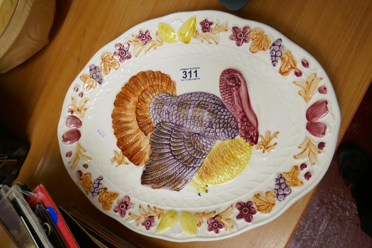 Kitchenalia to include Majolica meat plate - Image 3 of 7
