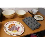 Kitchenalia to include Majolica meat plate