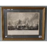 Etching - The Battle of Trafalgar