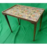 Antique folding table