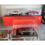Collection of 3 Look Smart 1:43 scale model Ferraris - No 22
