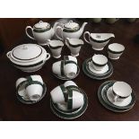 Wedgwood tea service to include 2 teapots - Aegean