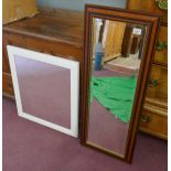 2 mirrors to include 1 with bevelled glass
