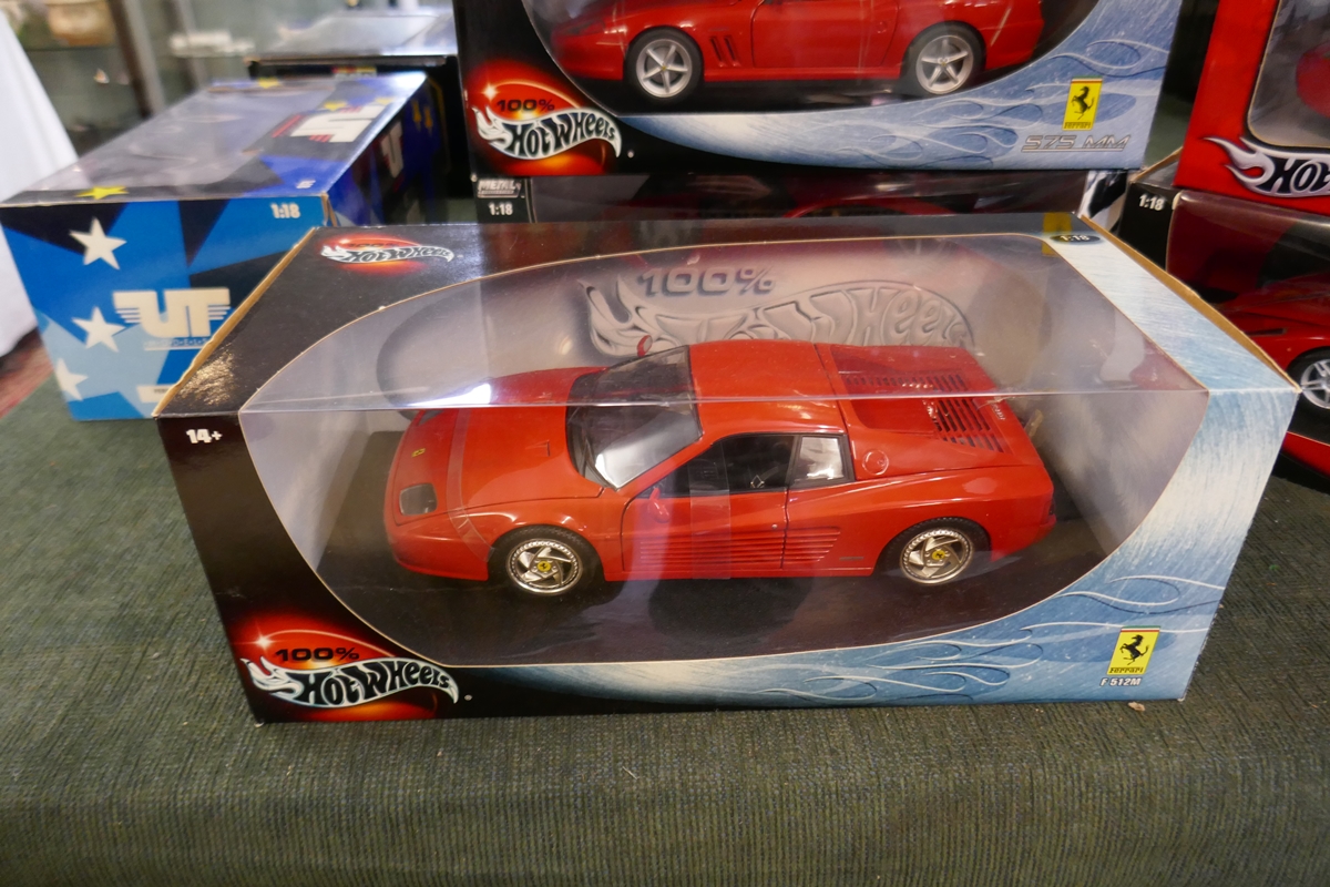 Models - Collection of 1/18 scale model cars to include Hot Wheels - Image 6 of 9