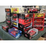 Models - Collection of 1/18 scale model cars to include Hot Wheels