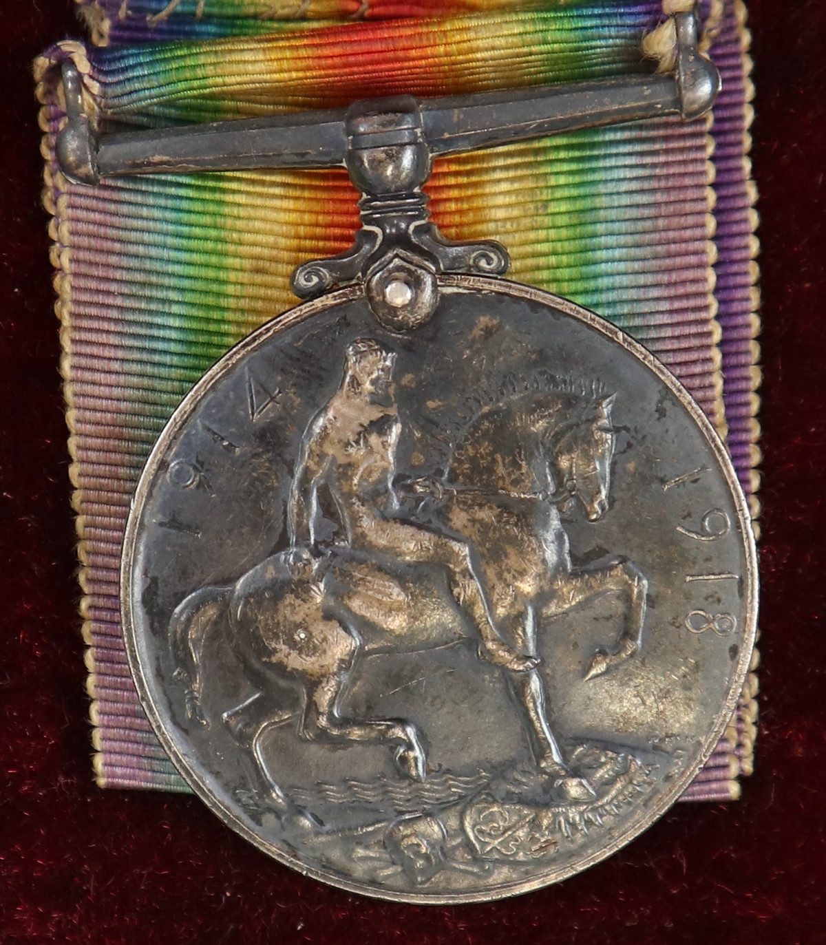 George V cased medal - 141171 J H Lawrence - Image 3 of 3